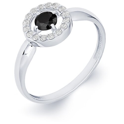 Ювелирное кольцо Великолепный век КР-464-50Н с натуральной шпинелью, размер 17