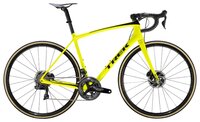 Шоссейный велосипед TREK Émonda SLR 9 Disc (2019) radioactive yellow/trek black 47 см (155 - 162) (т