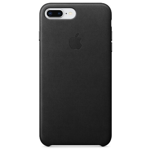 фото Чехол-накладка apple кожаный для iphone 8 plus / 7 plus black