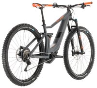 Электровелосипед Cube Stereo Hybrid 120 HPC TM 500 27.5 (2019) grey/orange 16" (требует финальной сб