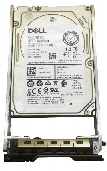 Жесткий диск Dell 0G2G54 1,2Tb 10000 SAS 2,5" HDD