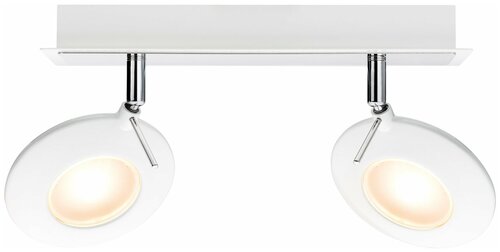 Светильник потолочный Paulmann Orb L280мм 2x3Вт 226Лм 2700К LED IP20 230В Белый/Хром Металл Без упаковки 60254000