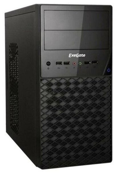 Корпус microATX Exegate QA-413U 400 Вт чёрный (EX278427RUS)