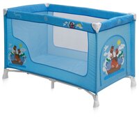 Манеж-кровать Lorelli Nanny 2 Plus Rocker beige&blue buddies