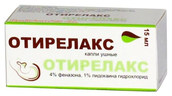 Отирелакс ушн. капли, 15 мл, 15 мл