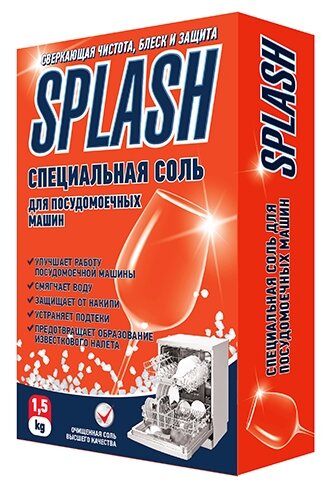 Prosept Splash Специальная соль для посудомоечных машин, 1,5 л