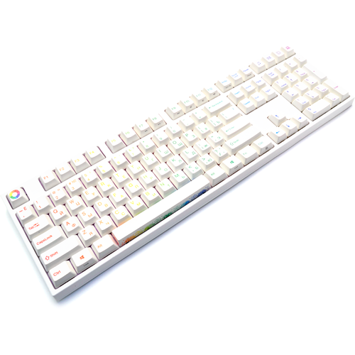 Профессиональная клавиатура Varmilo VA108M Double Rainbow RGB Cherry MX Blue