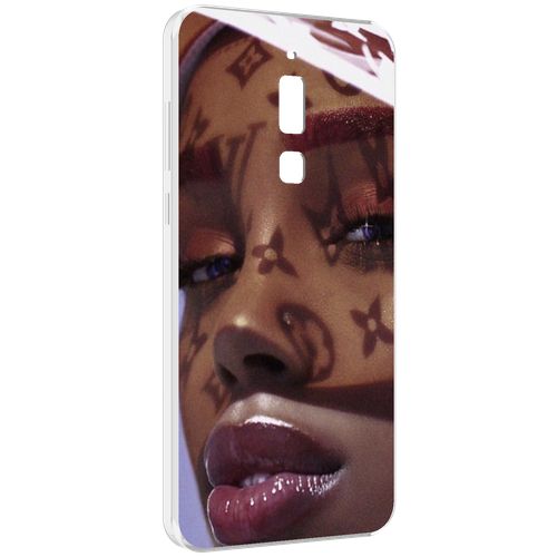 Чехол MyPads лицо девушки тень женский для Meizu M6T задняя-панель-накладка-бампер