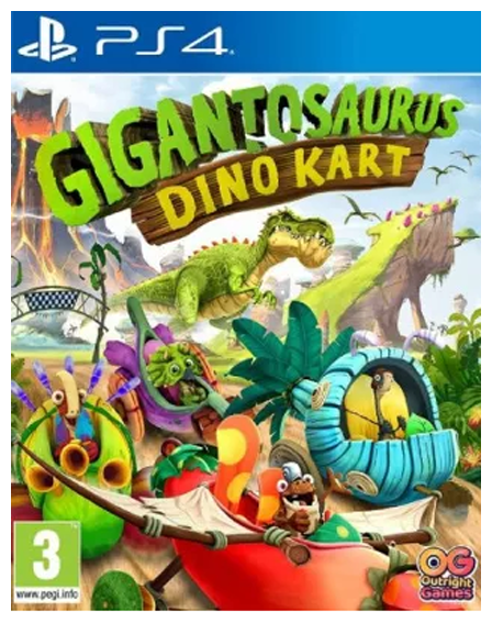 Игра PS4 Gigantosaurus. Dino Kart для , английская версия