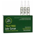 Tea Tree Lemon Sage Объемообразующие ампулы для волос и кожи головы - изображение