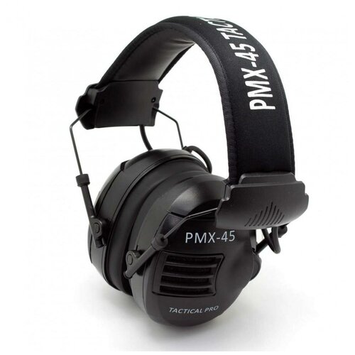 Наушники активные стрелковые PMX Tactical Pro PMX-45 28-85 ДБ Черный