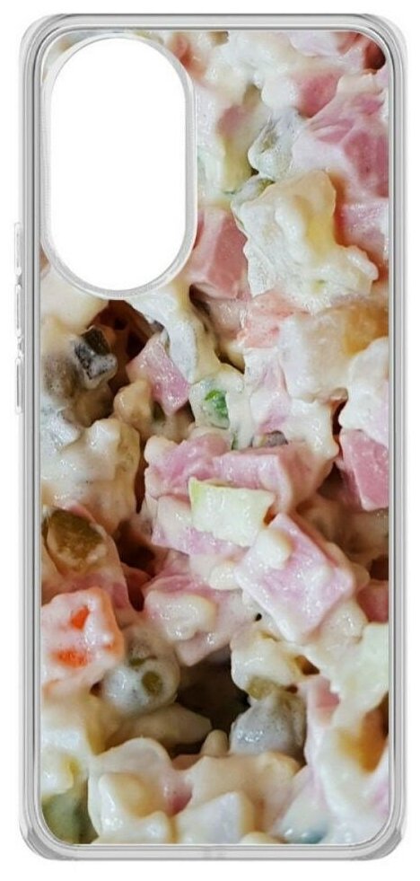 Чехол-накладка Krutoff Clear Case Оливье для Huawei Nova 9