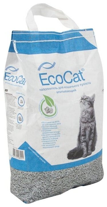 Наполнитель для кошачьего туалета EcoCat впитывающий 4кг - фотография № 3