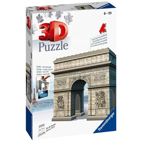 Пазл 3D Ravensburger Триумфальная арка, 216 элементов пазл 3d триумфальная арка в париже 18 деталей b668 13