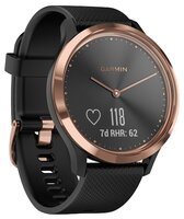 Часы Garmin Vivomove HR Sport розовое золото/черный