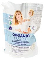 Гель для стирки Organic People для белого белья Ослепительный белый 2 л пакет