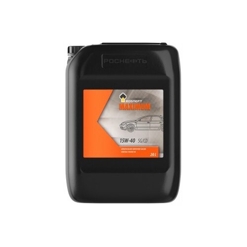 фото Минеральное моторное масло роснефть maximum 15w-40, 20 л
