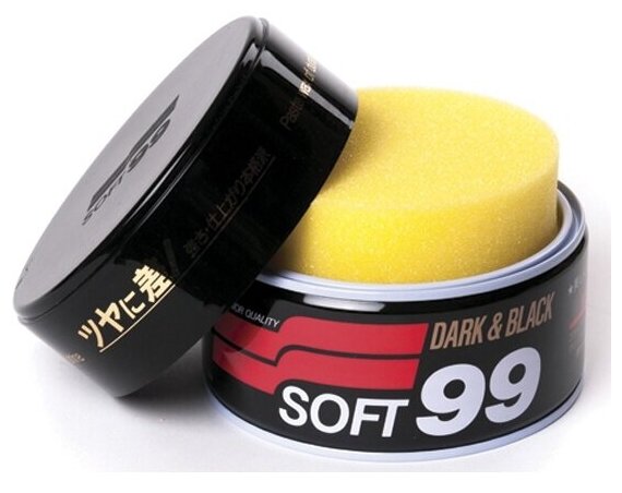 Полироль защитный SOFT99 Soft Wax для темных цветов кузова, 300г