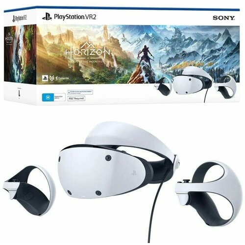 Sony PlayStation VR2 с игрой Horizon Call of the mountain