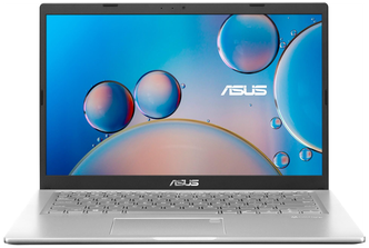 Ноутбук ASUS VivoBook 14 X415JA-EK2436 (90NB0ST1-M012D0) 14" FHD/Core I3-1005G1/8Gb/256GB SSD/NoOS/SILVER
