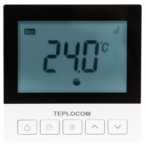 фото Терморегулятор TEPLOCOM TSF-Prog-220/16A белый/черный
