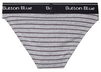 Комплект нижнего белья Button Blue размер 104-110, белый/серый/бордовый