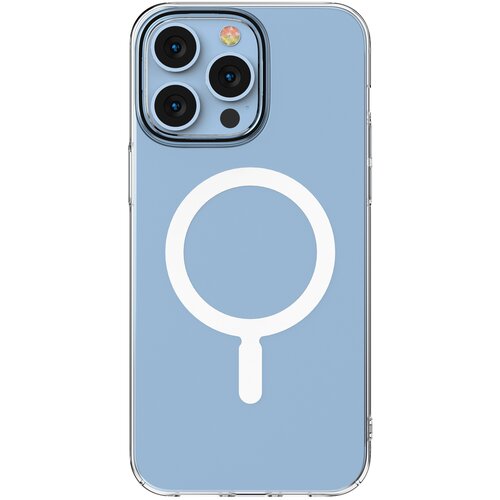 Чехол-накладка Comma Hard Jacket Anti-Backterial Magnetic Case для iPhone 14 Pro Max (Цвет: Clear) qi yang hard case iphone 11 pro