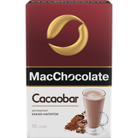 MacChocolate Cacaobar Какао-напиток растворимый, коробка, 10 пак.