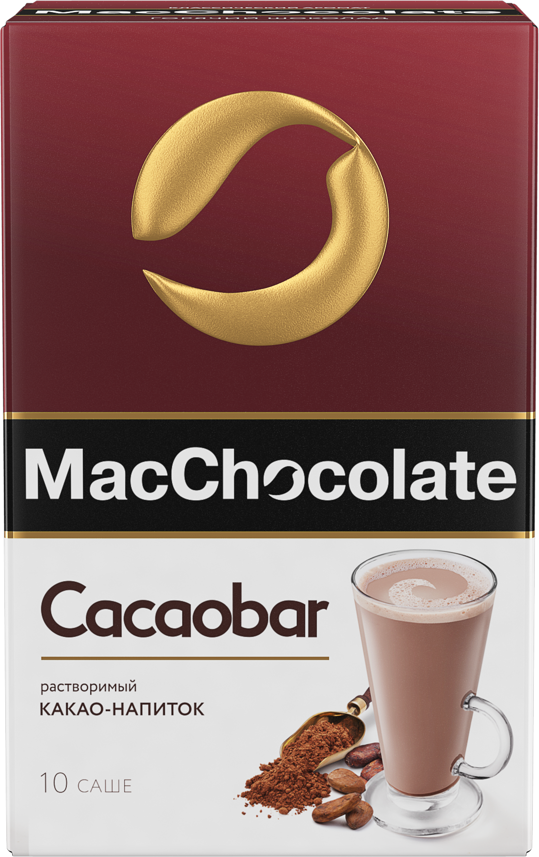 Какао-напиток MacChocolate Cacaobar растворимый 10 пак - фото №1