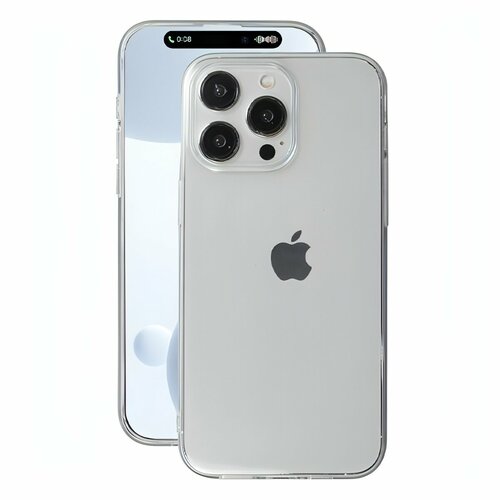 Чехол Deppa Gel Case iPhone 15 Pro прозрачный (88401) бесцветный, прозрачный