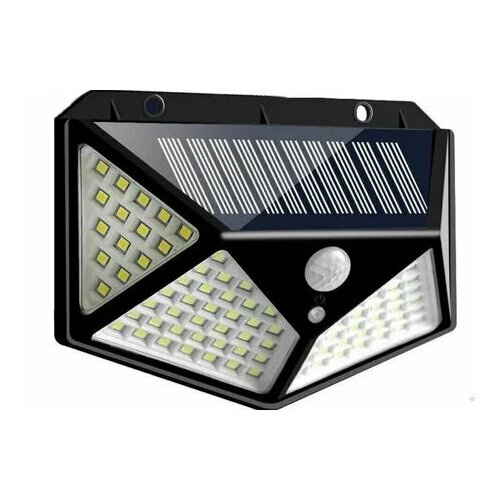 Уличный светодиодный светильник 100 LED 3 режима Фонарь на солнечных батареях с датчиком движения беспроводной 699₽