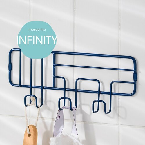 Планка Infinity с крючками 249х33х101 см цвет синий 455₽