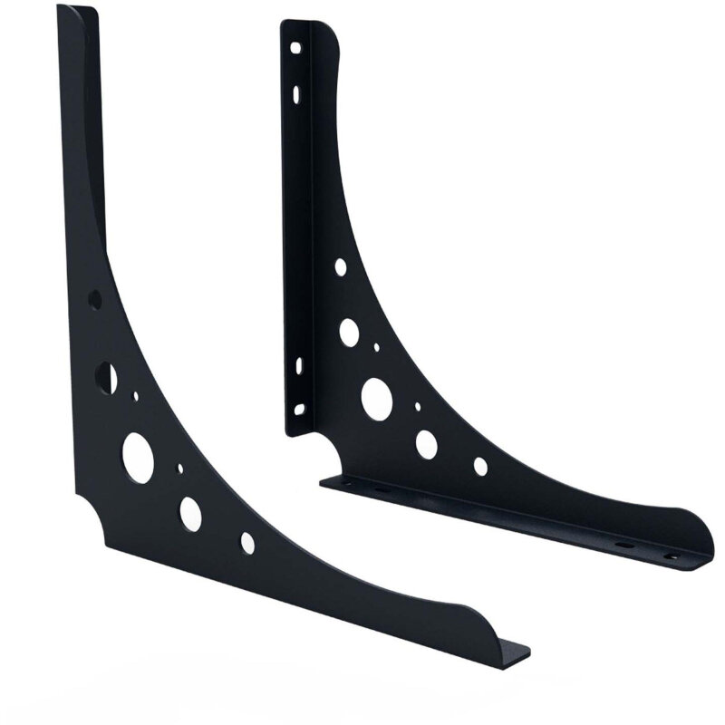 Кронштейн РЭ-набор д/полки S250B 250х250мм черный (701052)