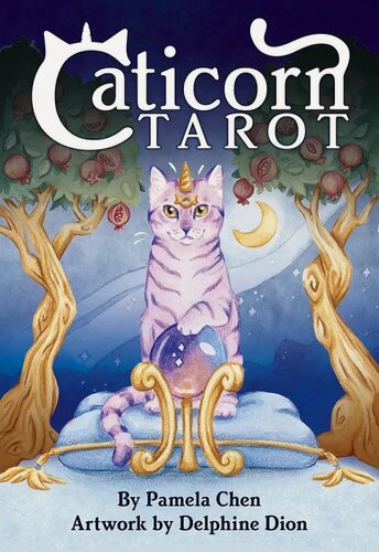 Изображение товара CATICORN TAROT, 78 карт с инструкцией на английском языке, производство U.S. Games Systems