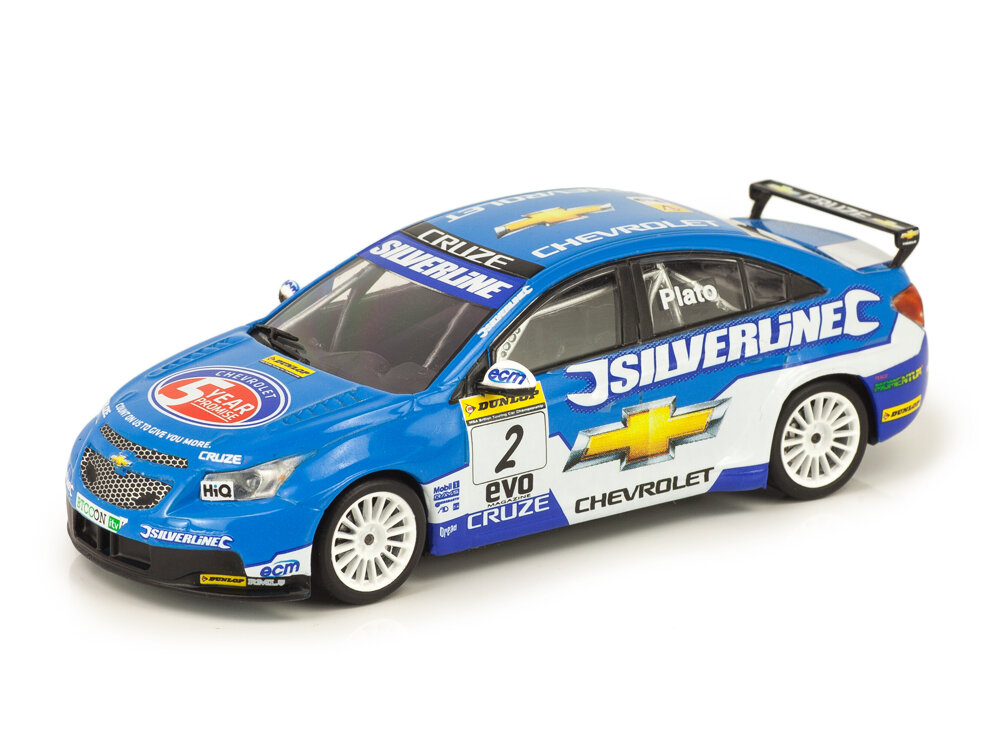 Модель коллекционная ATLAS Chevrolet cruze lt jason plato #2 btcc 2010