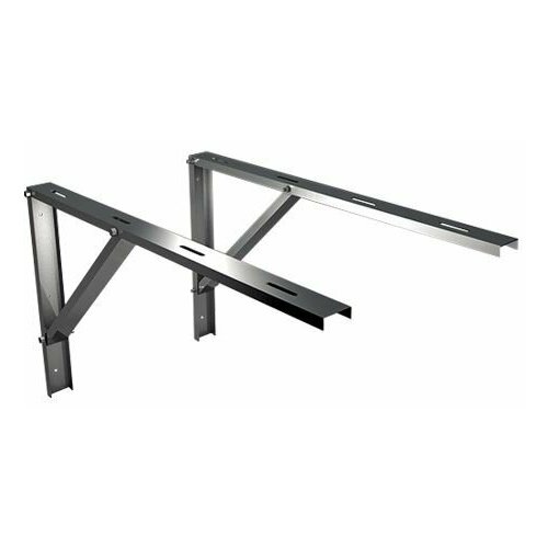 Крепление регулируемое КР 700 1,0мм (весовая нагрузка 50 кг.) Черный (RAL 9005) порошок Т до 200С*