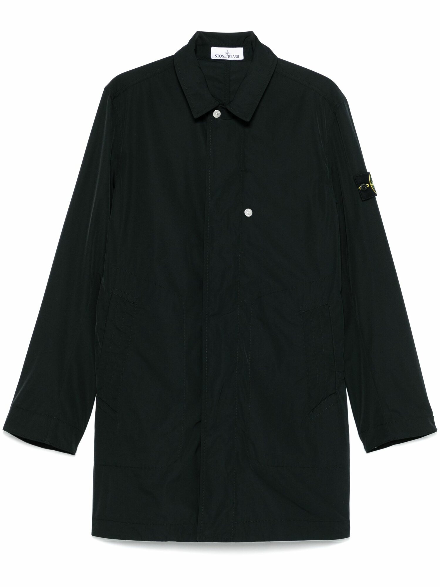 Плащ Stone Island Compass, размер XXL, черный