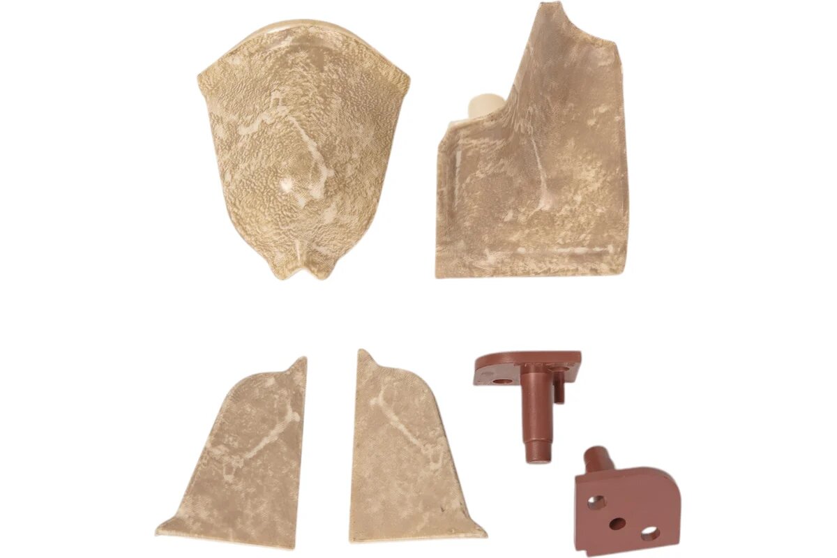 KORNER Комплект аксессуаров к LB 37 краш мрамор бежевый 329 20-37-9-M-329