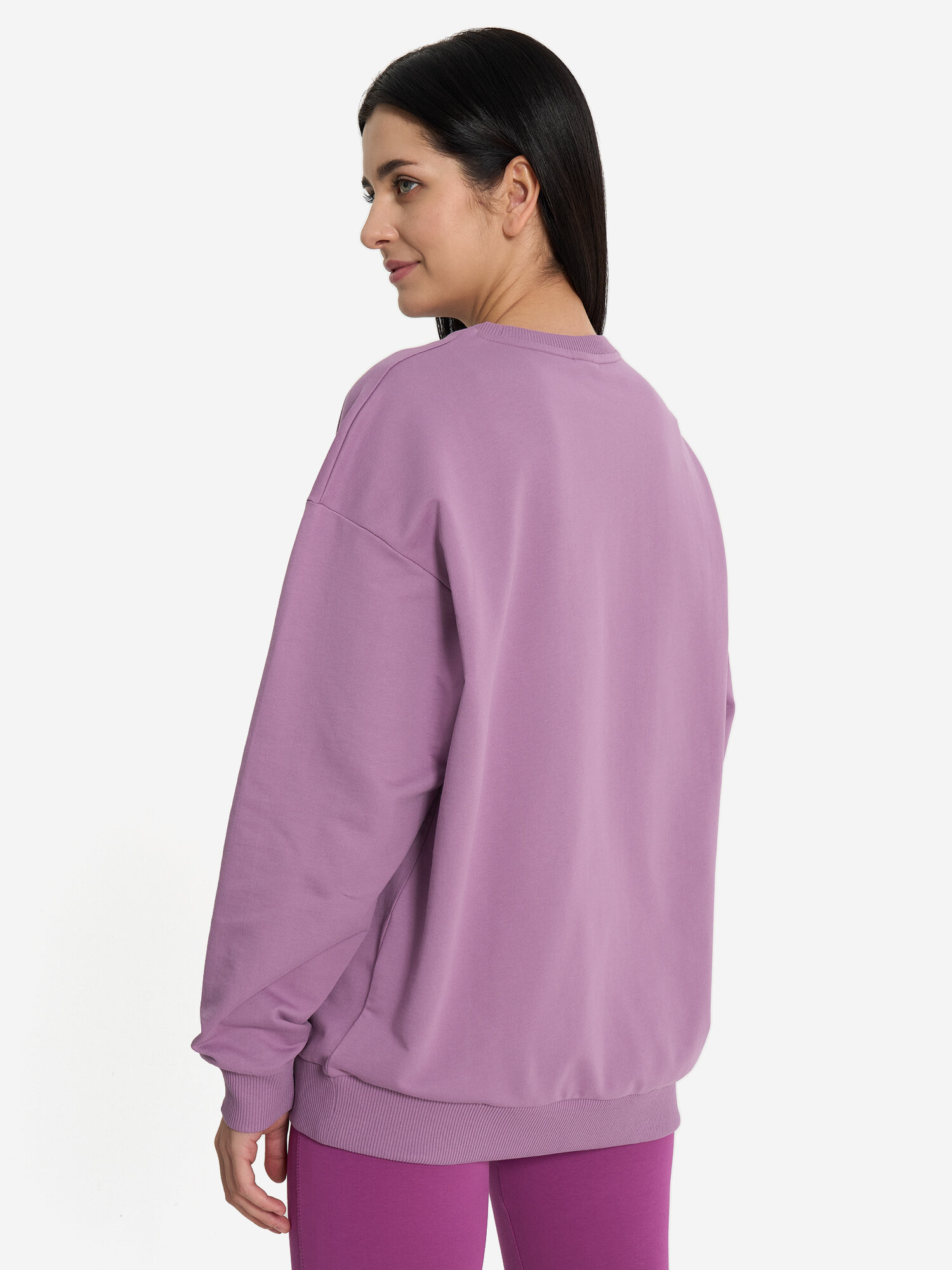 Свитшот Demix, размер 42-44, , фиолетовый — фото 1