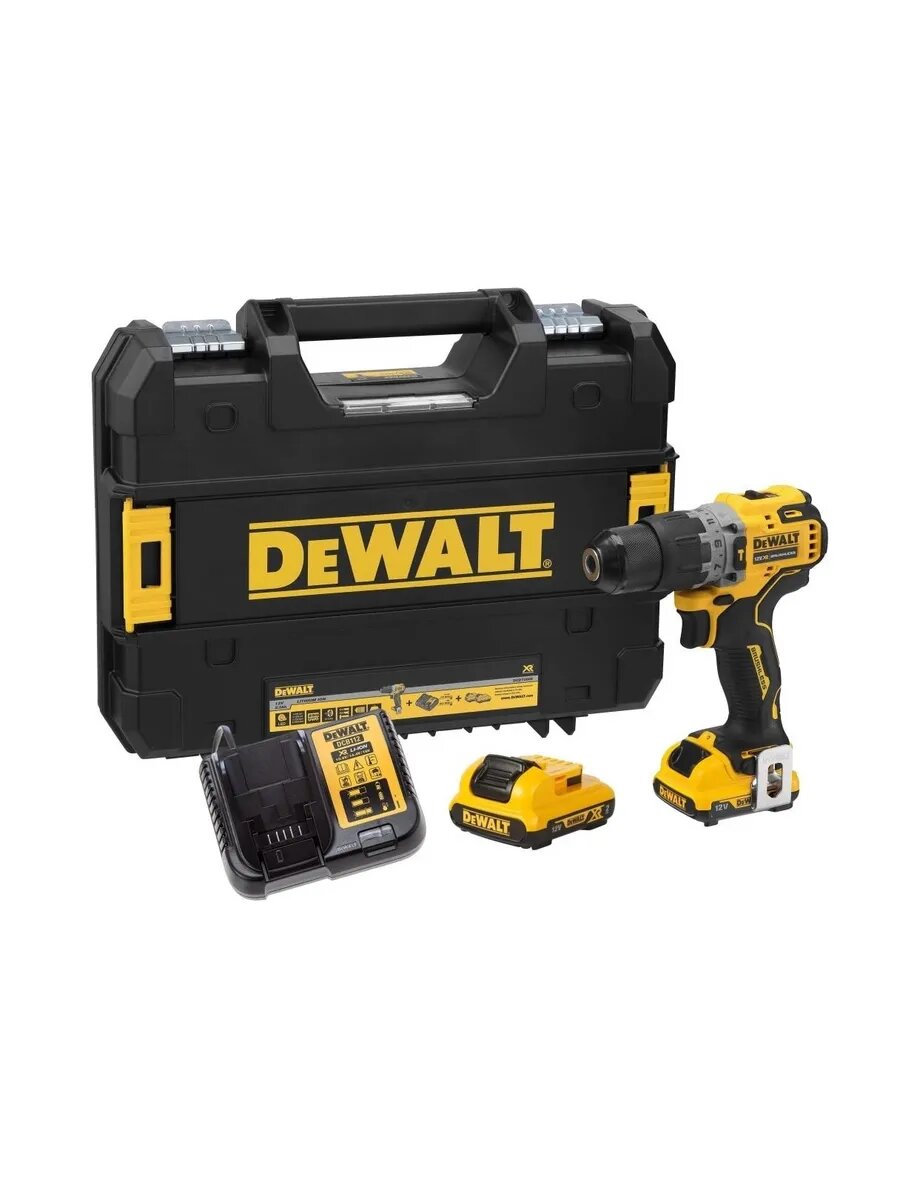 Пневмодрели Дрель-шуруповерт DEWALT DCD706D2 аккум. патрон: быстрозажимной