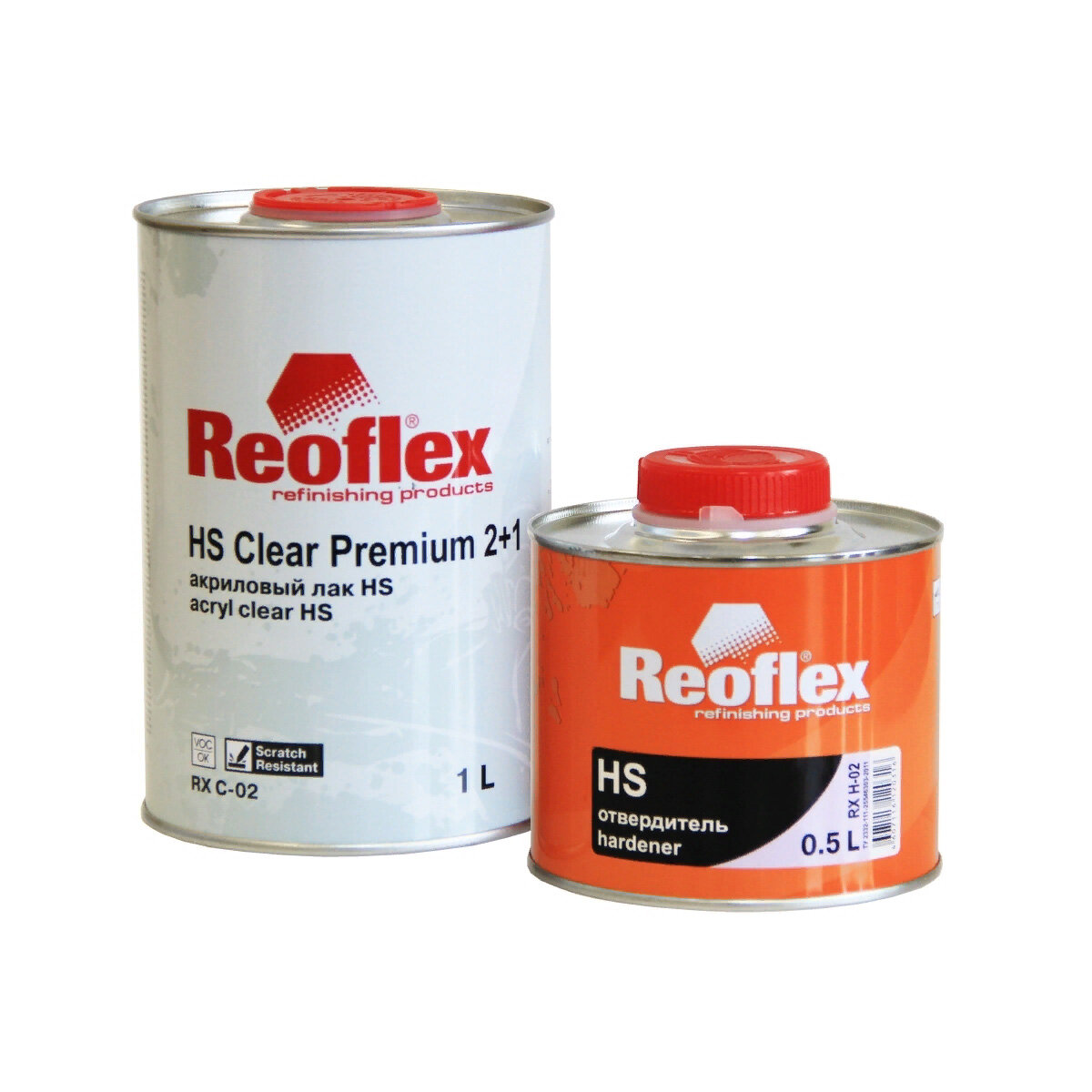 Лак HS 2+1 Premium c отвердителем REOFLEX (1л+0,5л)