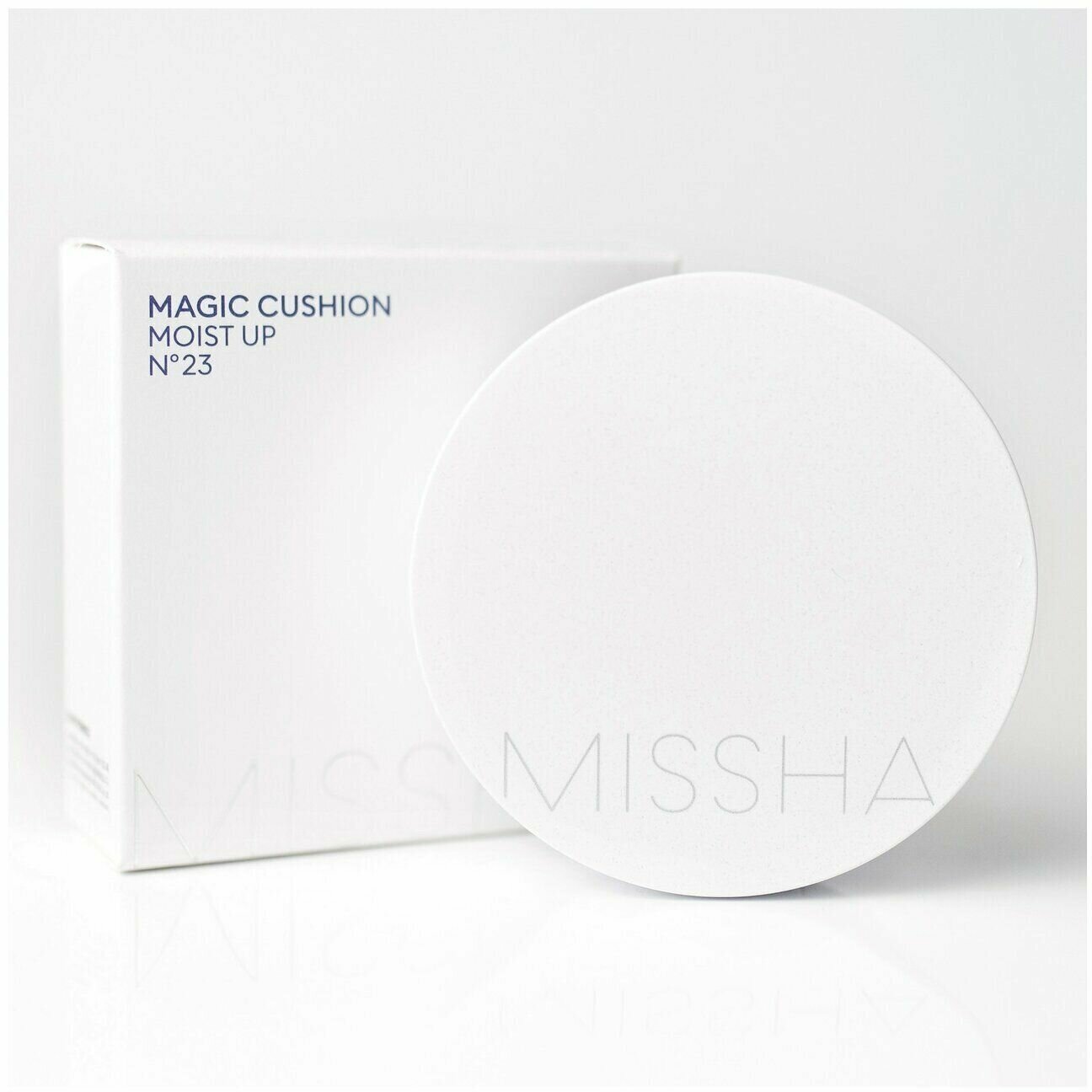 Тональный кушон MISSHA Magic Cushion Moist Up с увлажняющим эффектом. Тон 23, 15 г