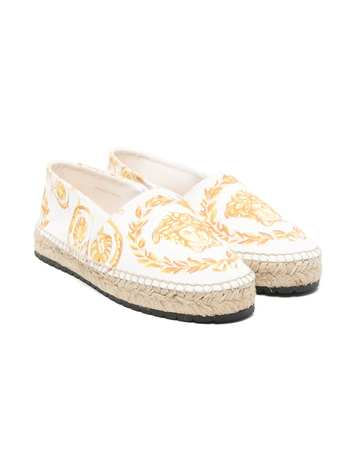 Эспадрильи Versace Medusa, размер 37 EU, , белый