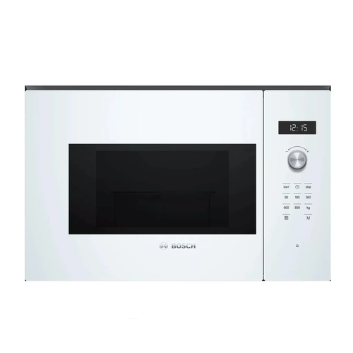 Встраиваемая микроволновая печь Bosch BFL524MW0, 20л, 800Вт, белый