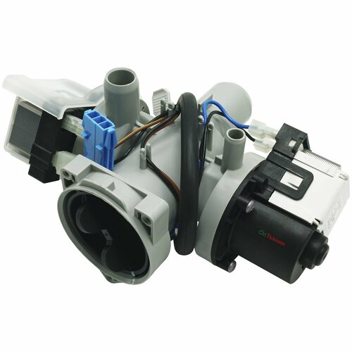 Сливной насос двойной в сборе стиральной машины LG