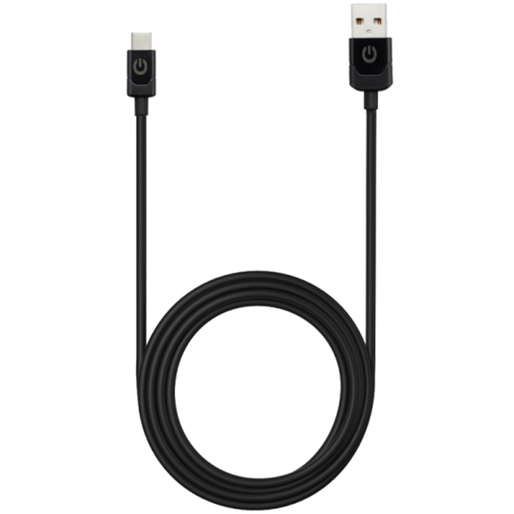 Кабель Gerffins GF-CAB-AC-02, USB-TypeC длина кабеля 0.2м черный