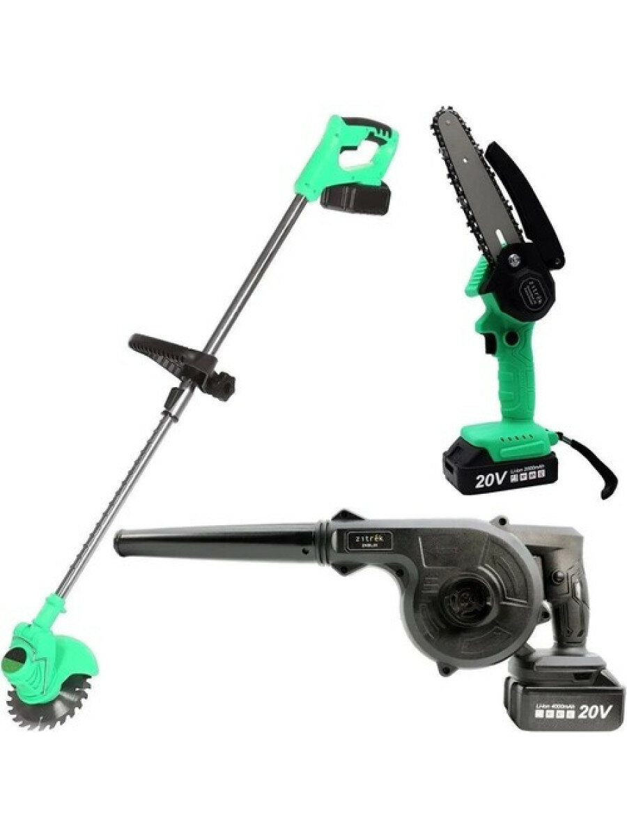 Набор электроинструментов Zitrek GreenCut 20/ZKBL20/GreenSaw 20 Extra Power