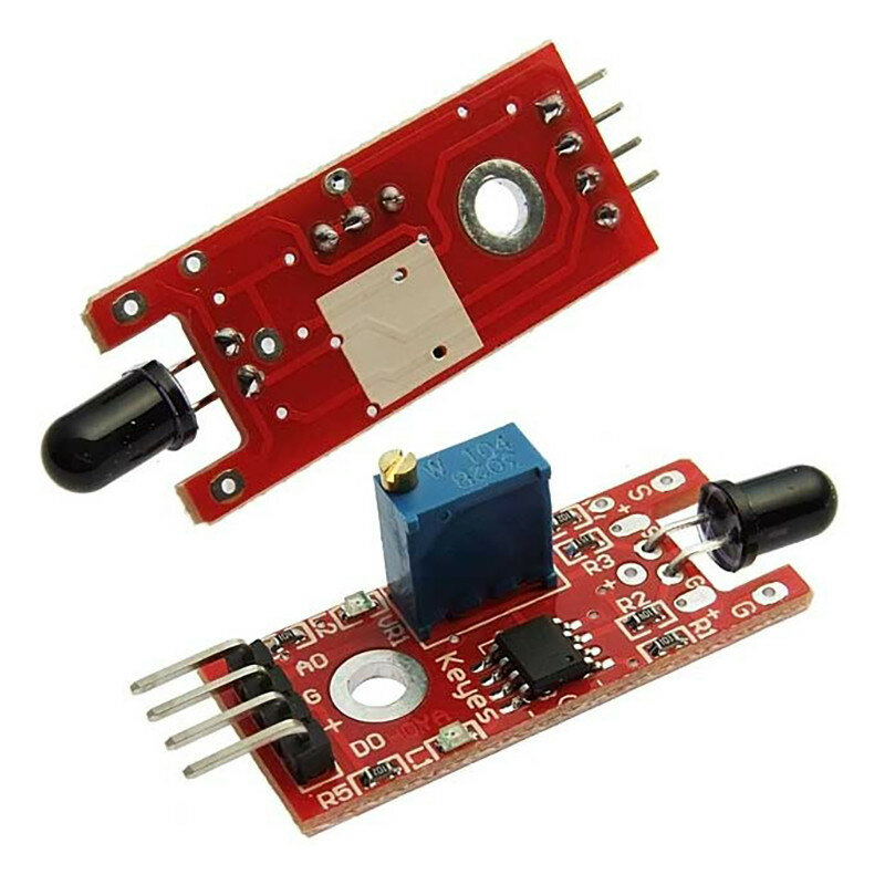 Модуль датчика пламени EM-134, для Arduino, ручная регулировка чувствительности, 15 В