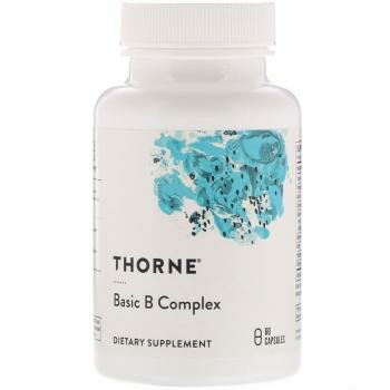 Изображение Thorne Research Basic B Complex (Комплекс основных витаминов группы B) 60 капсул