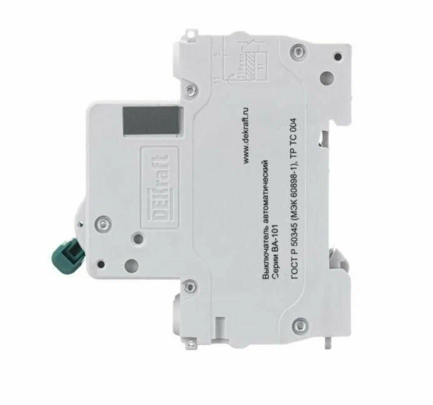 Автоматический выключатель DEKraft ВА101-2P-010A-C 11065DEK — фото 1